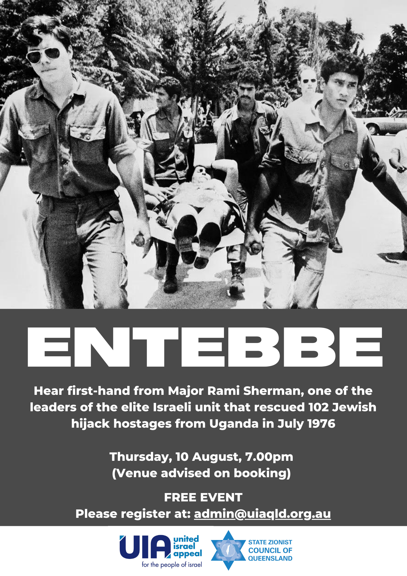 Special Entebbe evening with Rami Sherman
